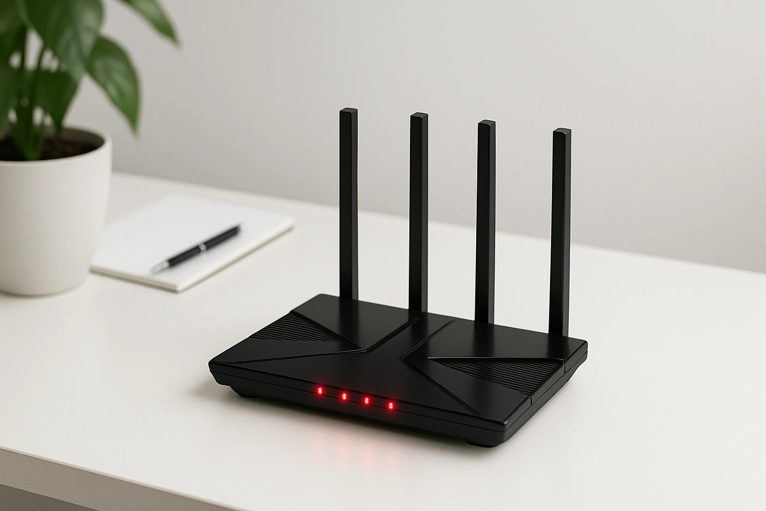 A frustrated person looking at their phone with WiFi disconnection symbols.